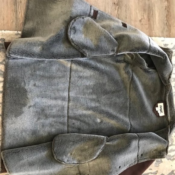 Brown Faux Shearling Coat - Picture 3 of 7